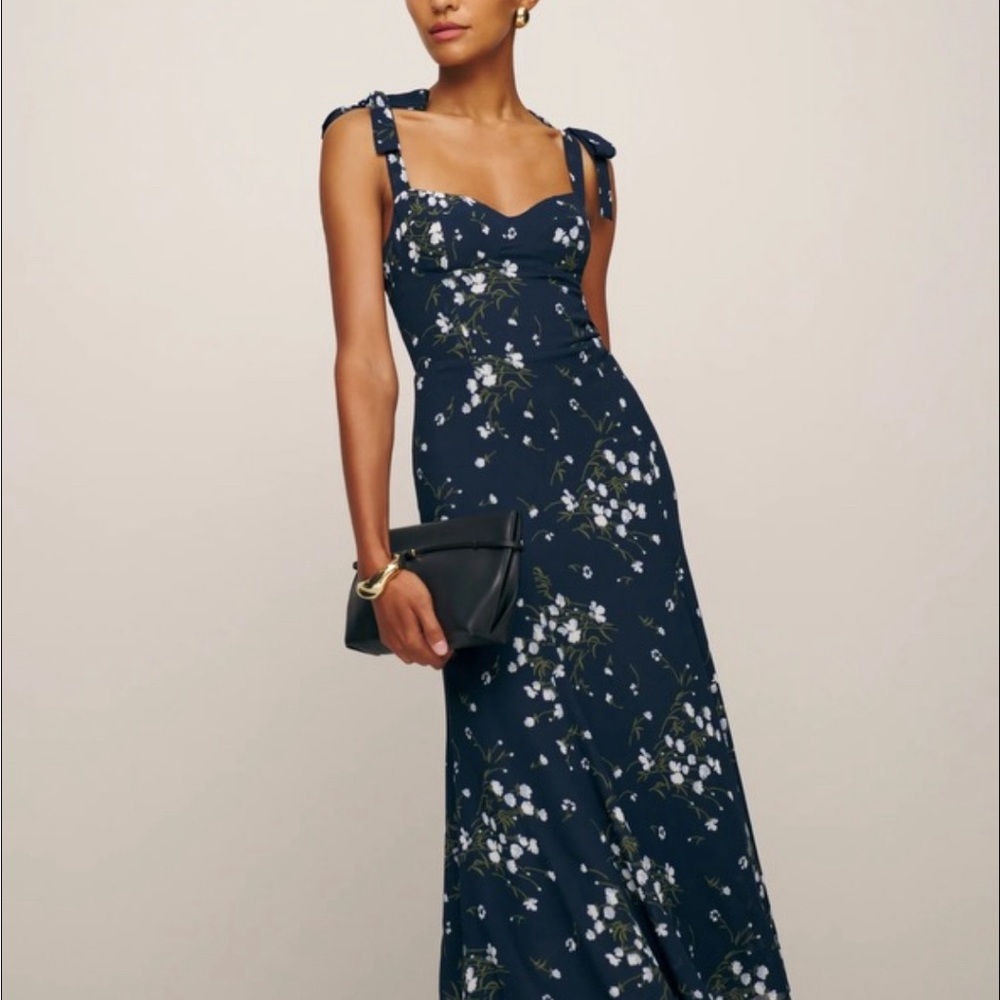 Floral Navy Dress